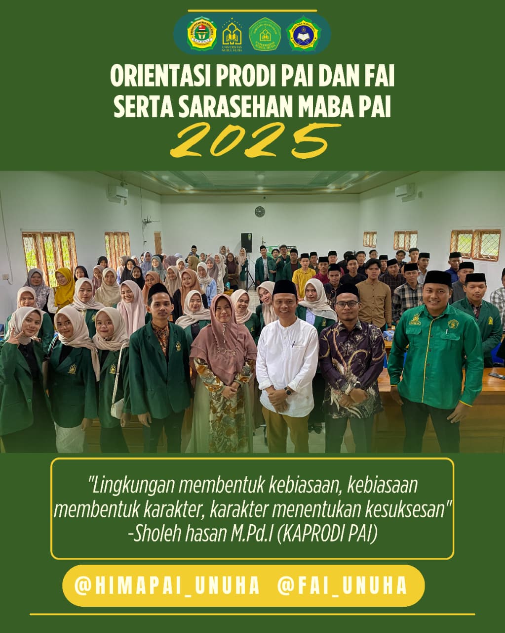 Orientasi dan Sarasehan Mahasiswa Baru PAI 2025