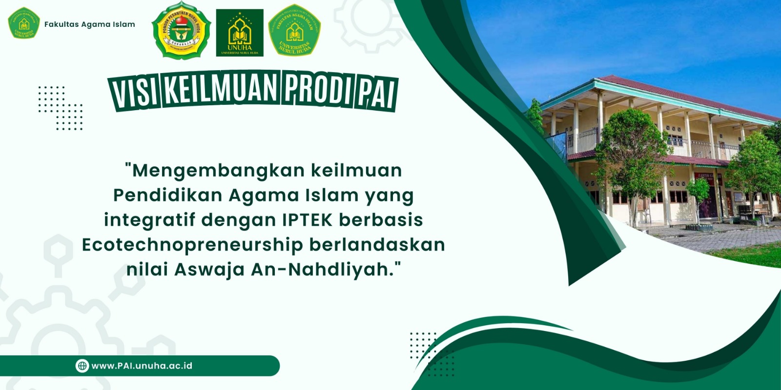 VISI KEILMUAN PRODI PAI