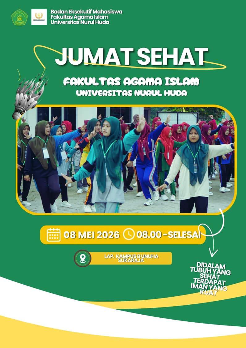 BEM Fakultas Agama Islam Universitas Nurul Huda Gelar Jum’at Sehat untuk Membangun Kebersamaan dan Budaya Hidup Sehat